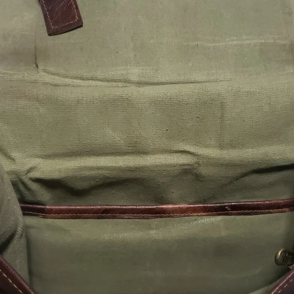 Piyush Joshi Handmade Leather Backpack/Talega/Messenger Bag . GORGEOUS